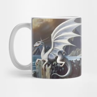 white dragon Mug